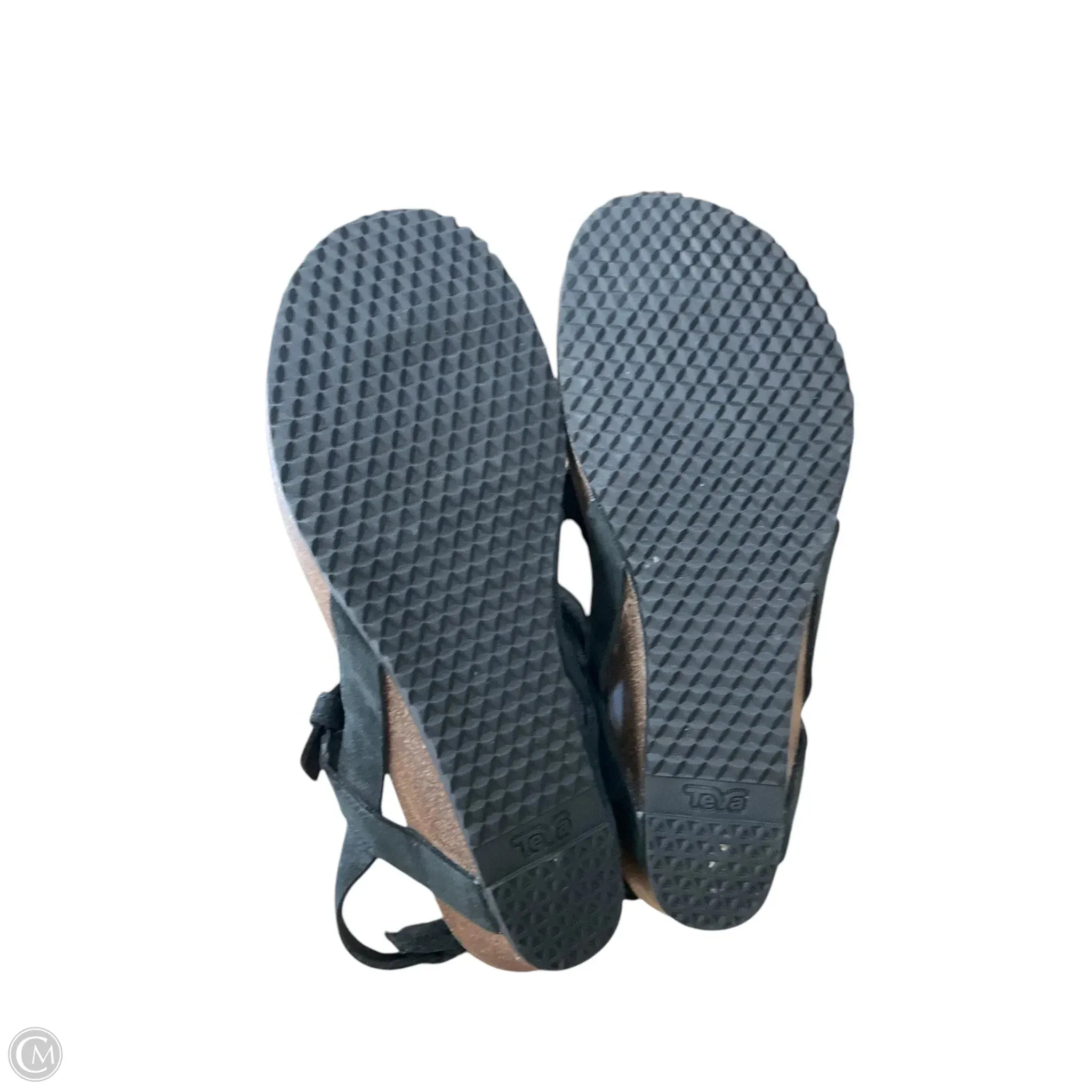 Sandals Flats By Teva In Black, Size: 10
