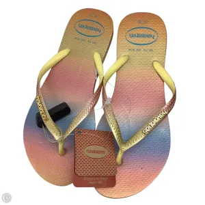 Sandals Flip Flops By Havaianas In Multi-colored, Size: EU 39/40 = US 7/8
