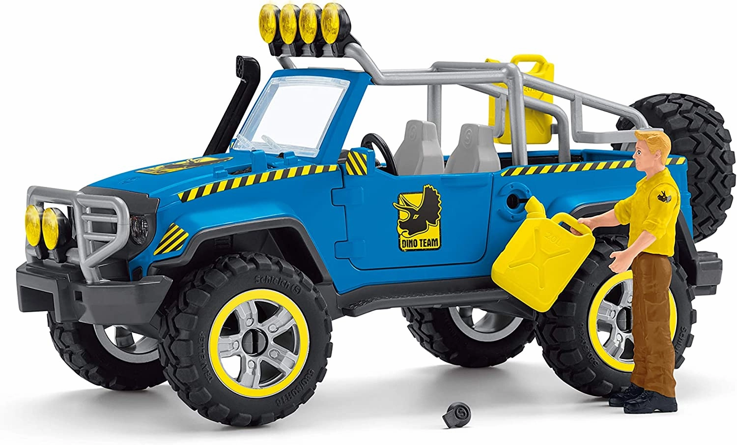 Schleich Dinosaurs Off-Road Vehicle With Dino Outpost Set