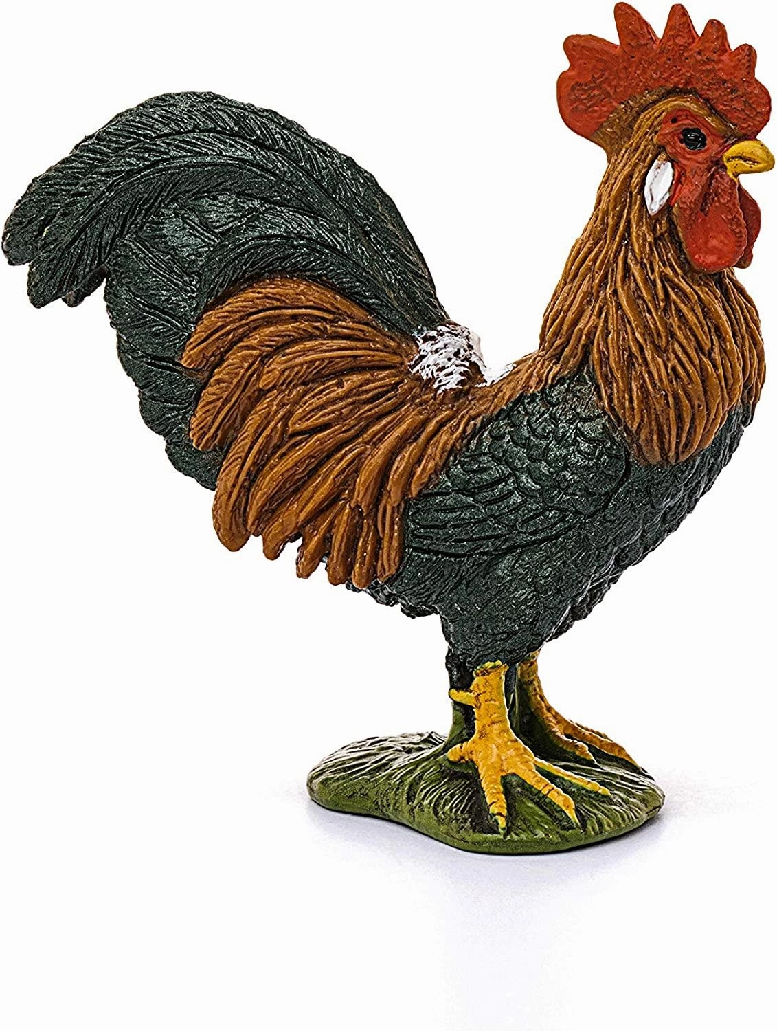 Schleich Farm World 13825 Rooster Toy Animal Figurine for Ages 3 & Up