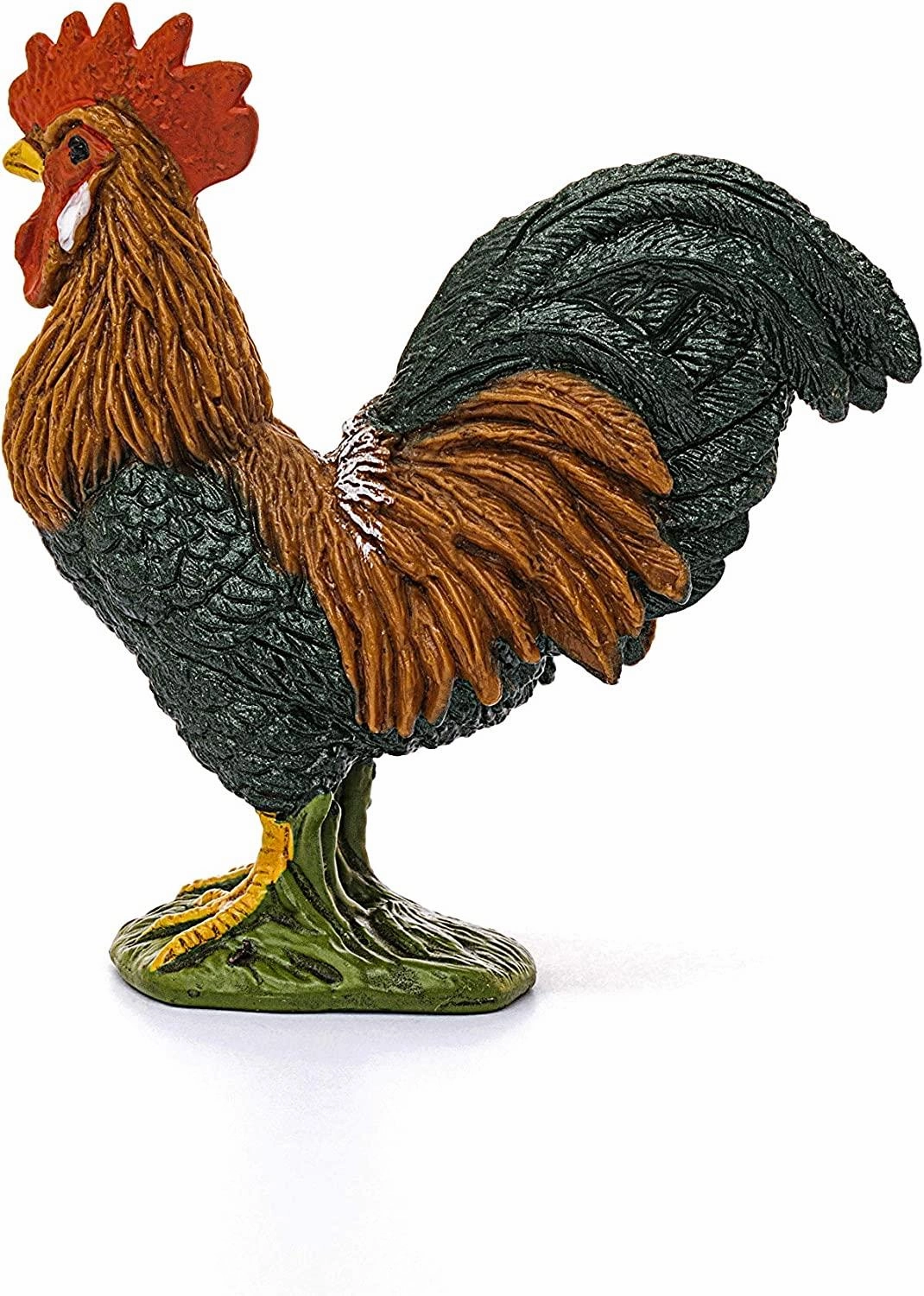 Schleich Farm World 13825 Rooster Toy Animal Figurine for Ages 3 & Up