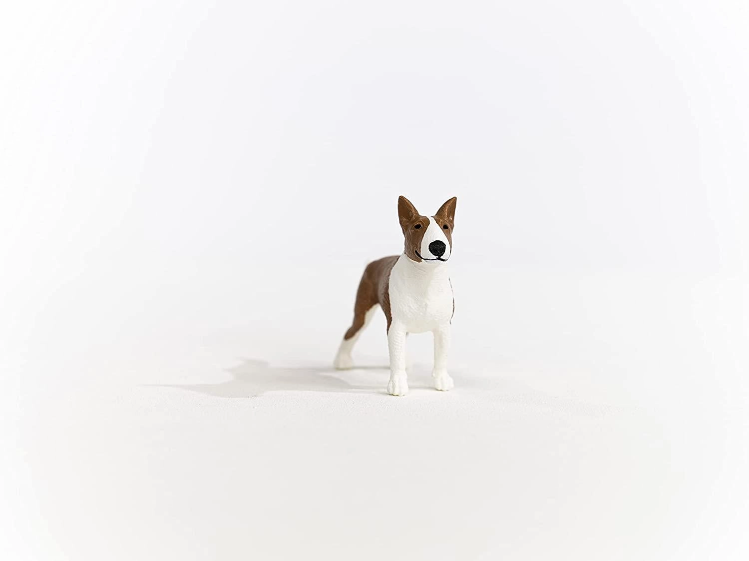 Schleich Farm World 13966 Bull Terrier Toy Figurine for Ages 3 and Up
