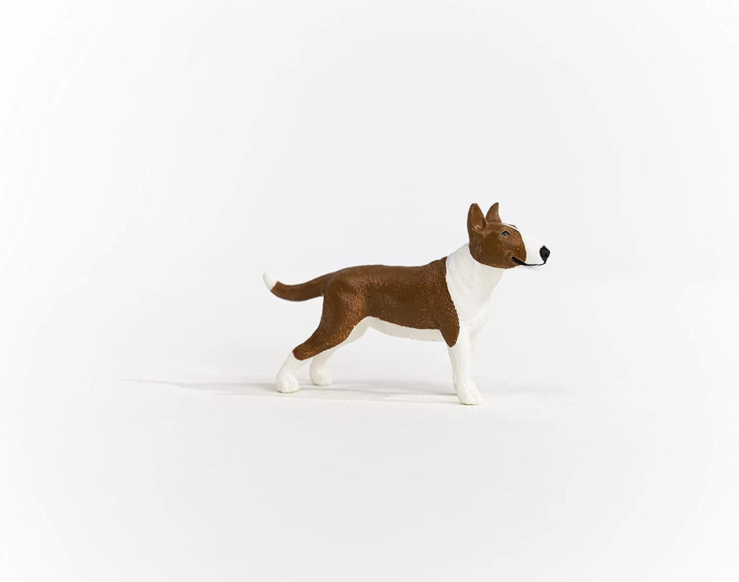 Schleich Farm World 13966 Bull Terrier Toy Figurine for Ages 3 and Up