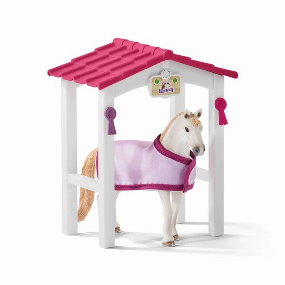 Schleich Horse Stall With Luistano Mare Set