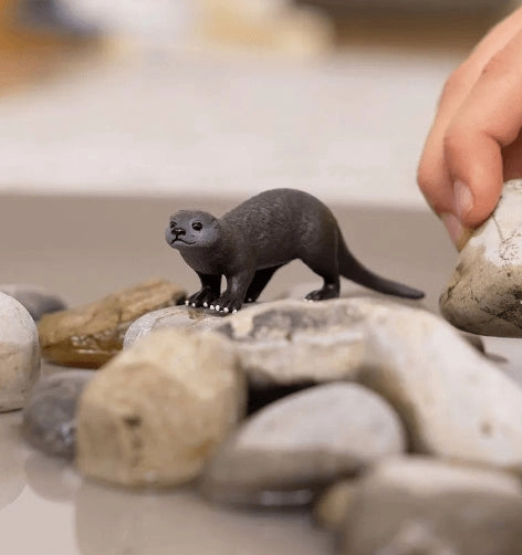 Schleich Wild Life 14865 Otter Toy Animal Figurine for Ages 3 and Up