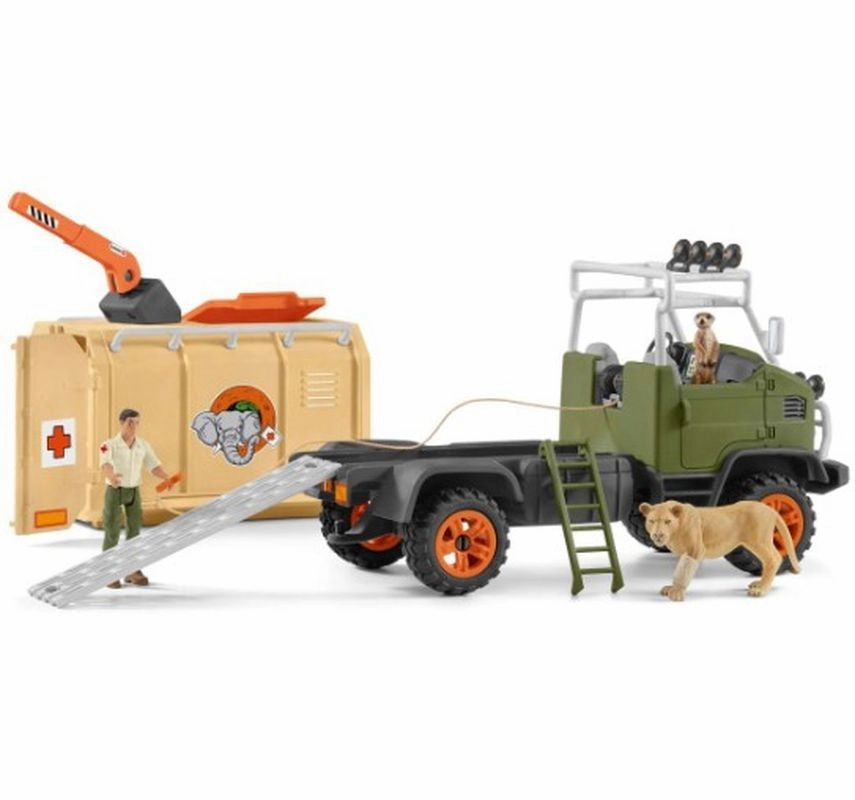 Schleich Wild Life Animal Rescue Large Truck Set