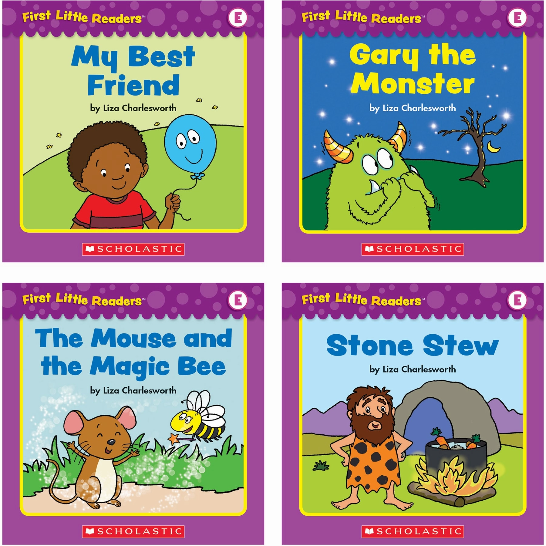 Scholastic First Little Readers Classroom Set: 80 Books, Levels E & F