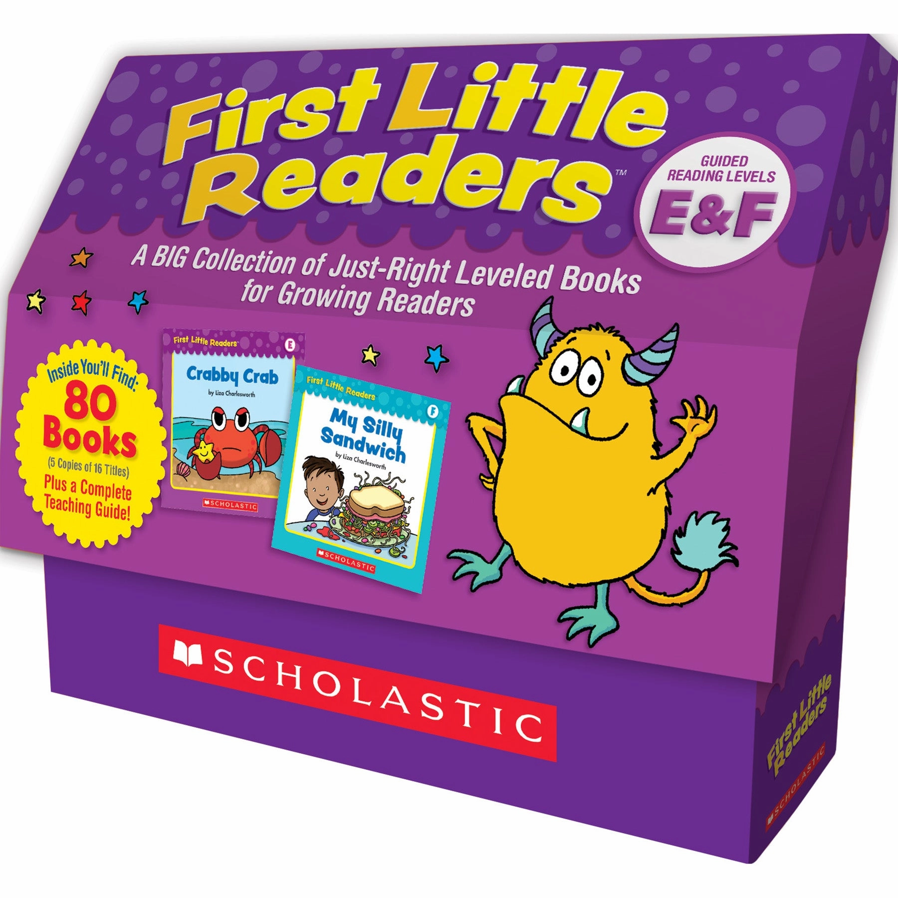 Scholastic First Little Readers Classroom Set: 80 Books, Levels E & F