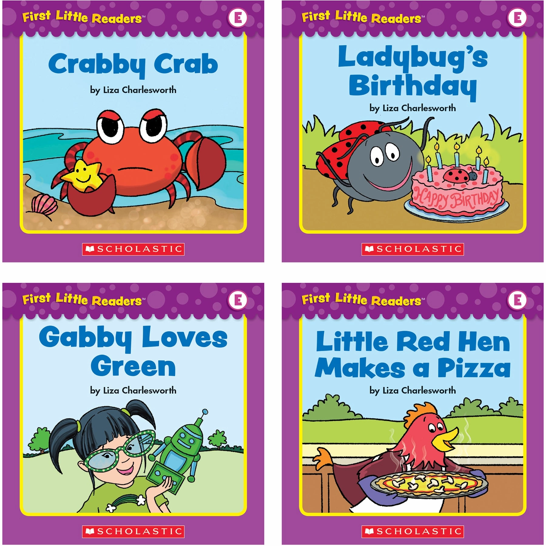 Scholastic First Little Readers Classroom Set: 80 Books, Levels E & F
