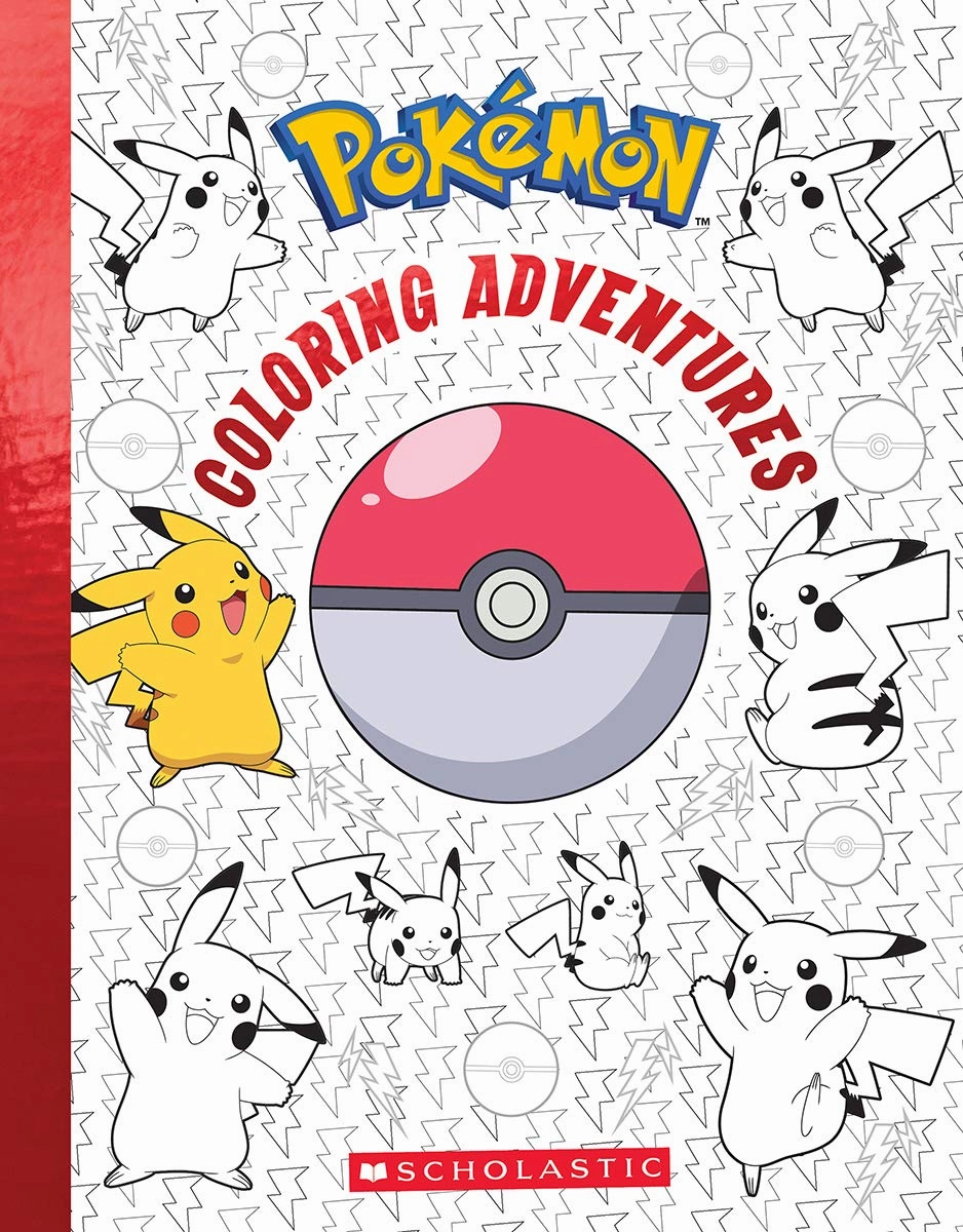 Scholastic Pokmon Coloring Adventures - Official Coloring Book