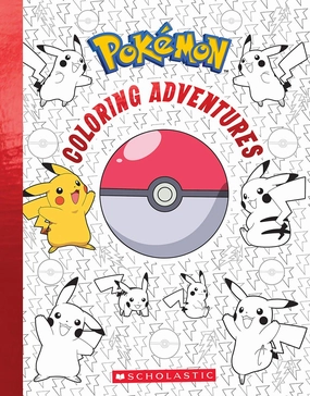 Scholastic Pokmon Coloring Adventures - Official Coloring Book
