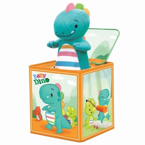 Schylling Baby Dino Jack In The Box  Musical Surprise Toy