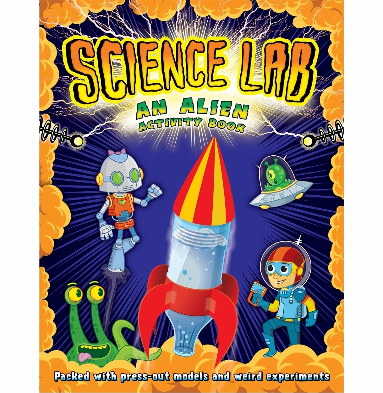 Science Lab (An Alien Activity Book) : Sticker and Activity Book : For 3 to 6 Year Old Kids Igloo Books