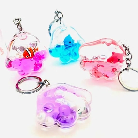 Sealife Jellyfish Floaty Keycharm