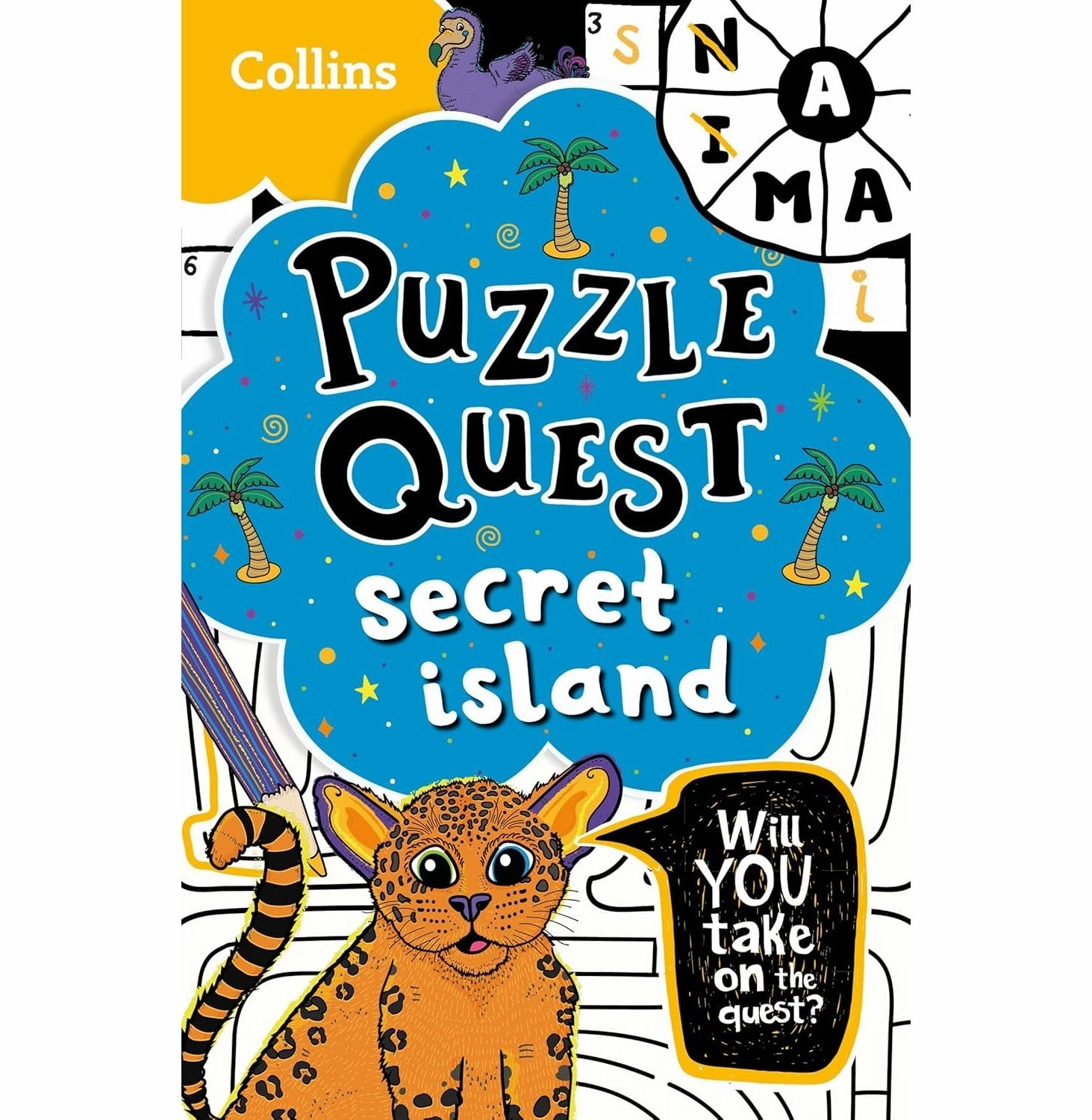 Secret Island: Solve More Than 100 Puzzles in This Adventure Story for Kids Aged 7  Collins Kids and Hunt Kia Marie