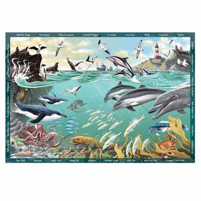 SEEK & FIND 300 PIECE XL PUZZLE THE OCEAN