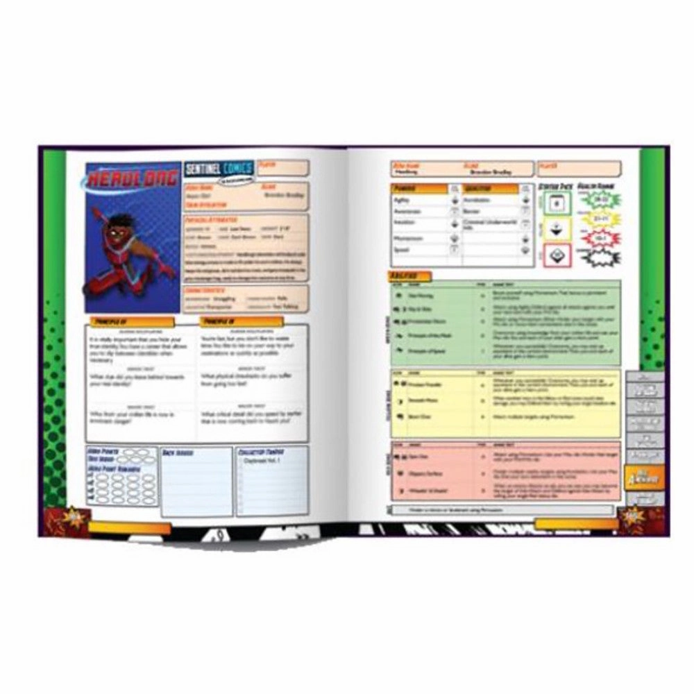 Sentinel Comics: The Roleplaying Game Core Rulebook - Master Your Hero