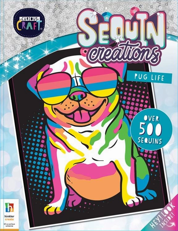 Sequin Creations Pug Life