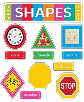 Shapes All Around Us - Geometric Learning Set - Educational Toy