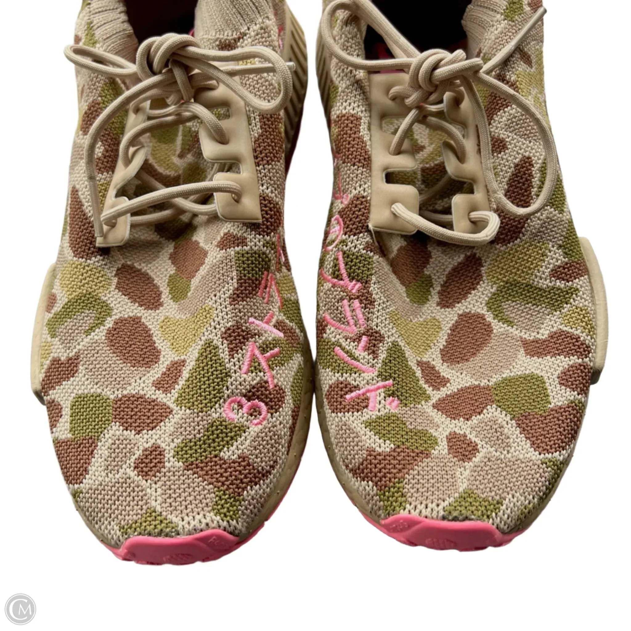 Shoes Sneakers By Adidas In Camouflage Print, Size: 9