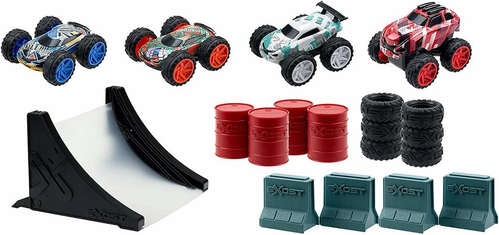 Silverlit Exost Jump Friction Powered Car Ultimate Pack