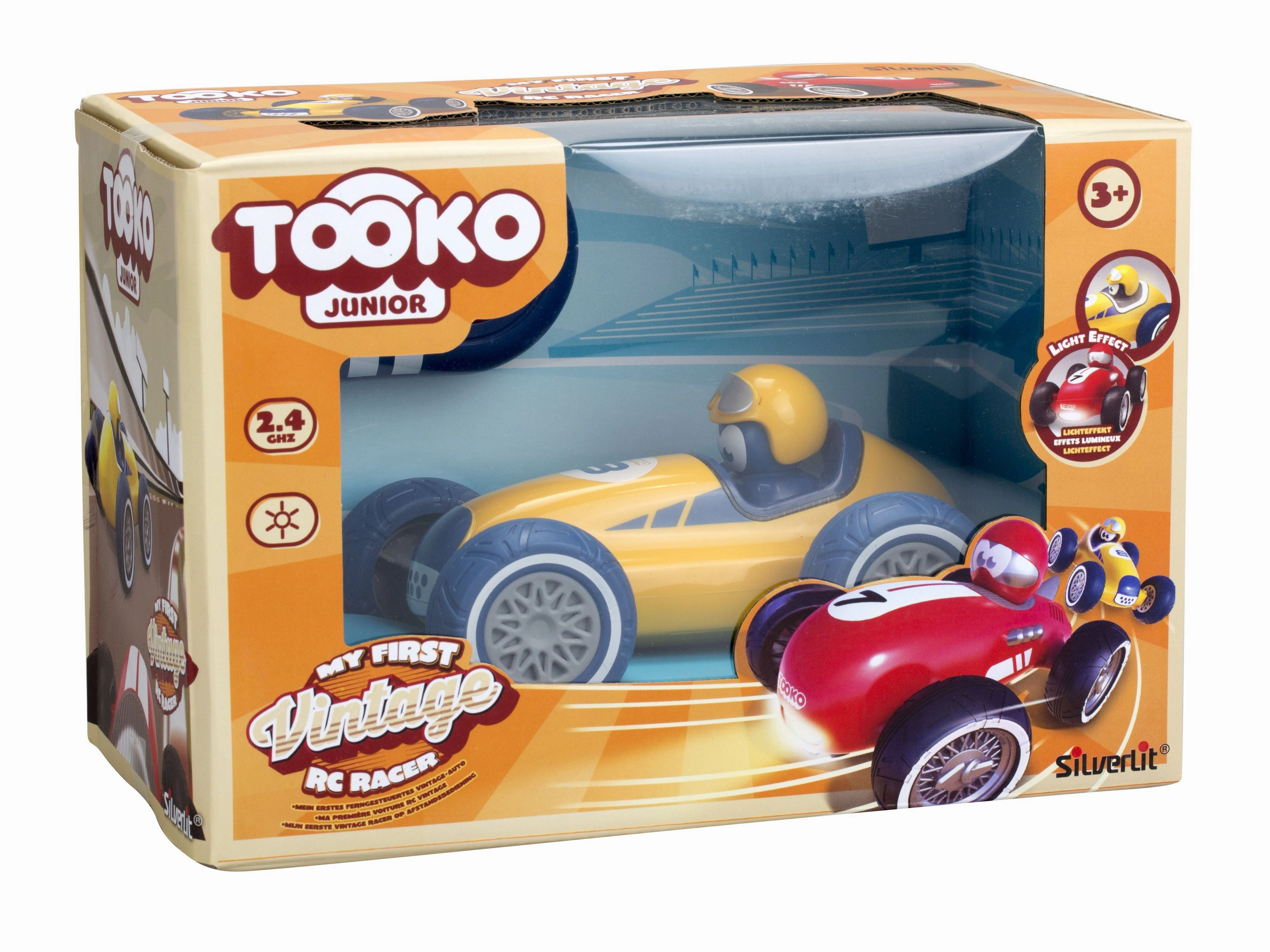 Silverlit Tooko Junior 2.4Ghz Remote Control My First Vintage RC Racer Yellow