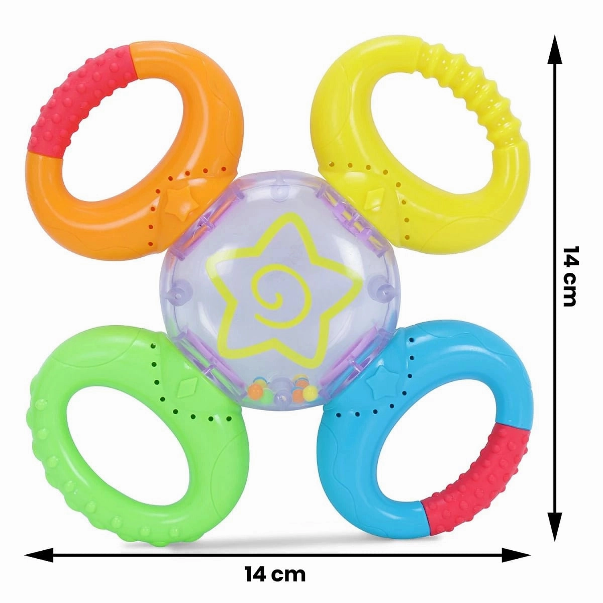 Simba ABC Multi Turn Rattle Multicolour 3M 