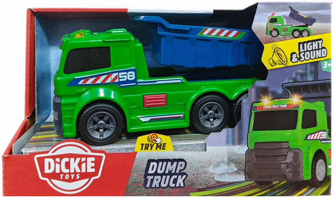 Simba Dickie Dump Truck Toy Car For Ages 3 