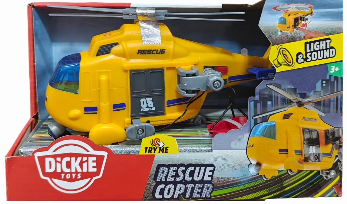 Simba Dickie Rescue Copter Toy Car For Ages 3 