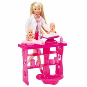 Simba Toys Steffi Love Baby Doctor Playset with Accessories - Pink