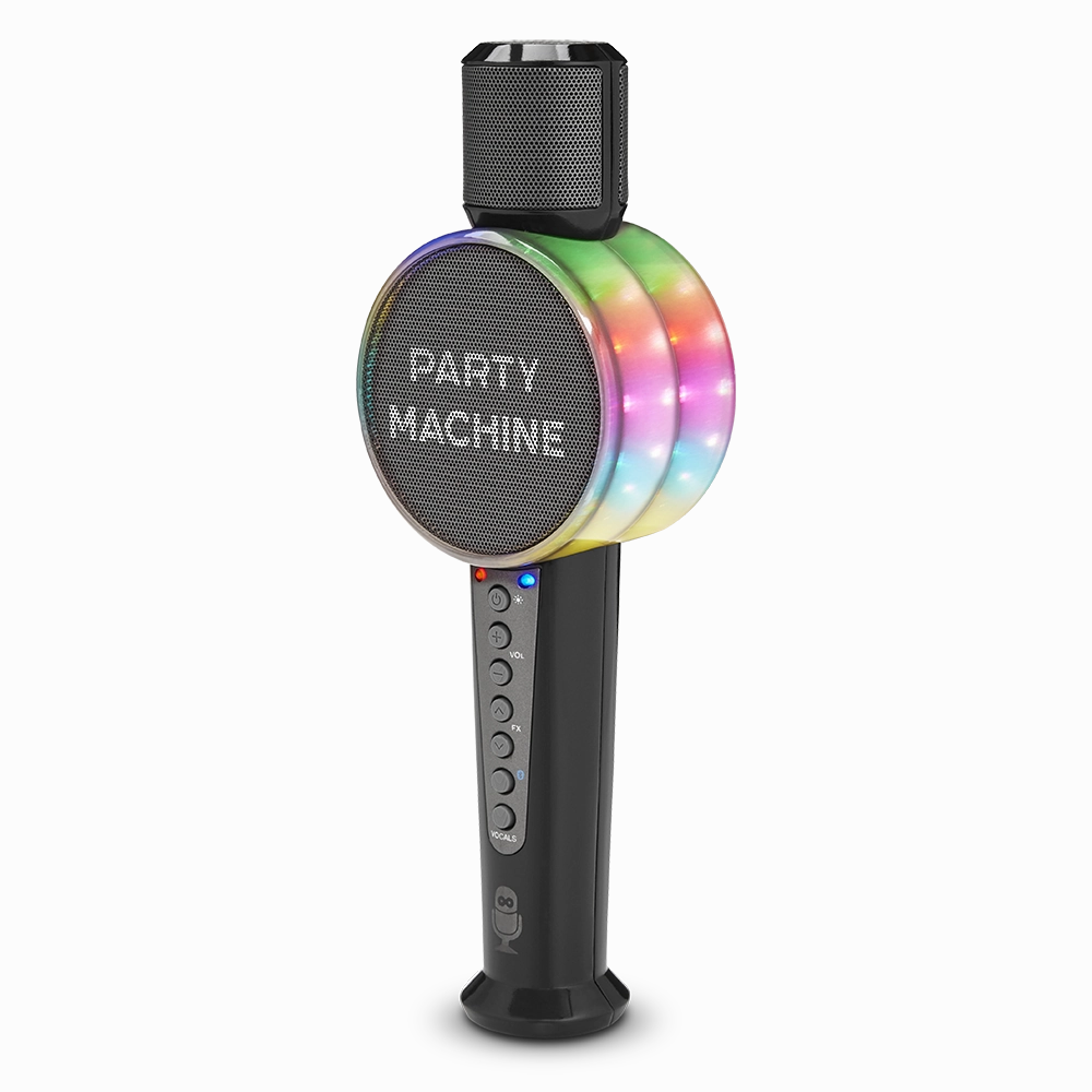 Singing Machine Party Machine Portable Bluetooth Microphone With Speaker