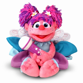 Singing Machine Sesame Street Karaoke Plush with built-in mic, Abby Cadabby