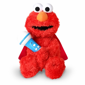 Singing Machine Sesame Street Karaoke Plush with built-in mic, Elmo