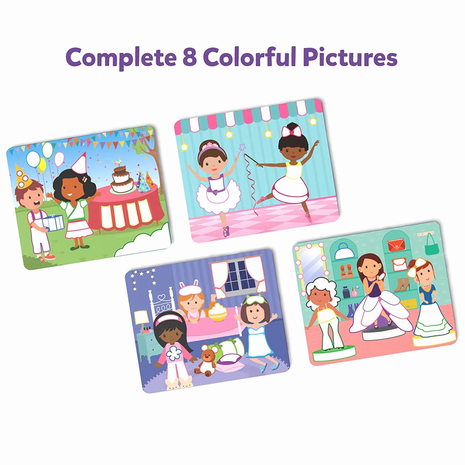 Skillmatics Art Activity Dot It! Dress Up - No Mess Sticker Art Gifts For Kids Ages 3 To 7 Years