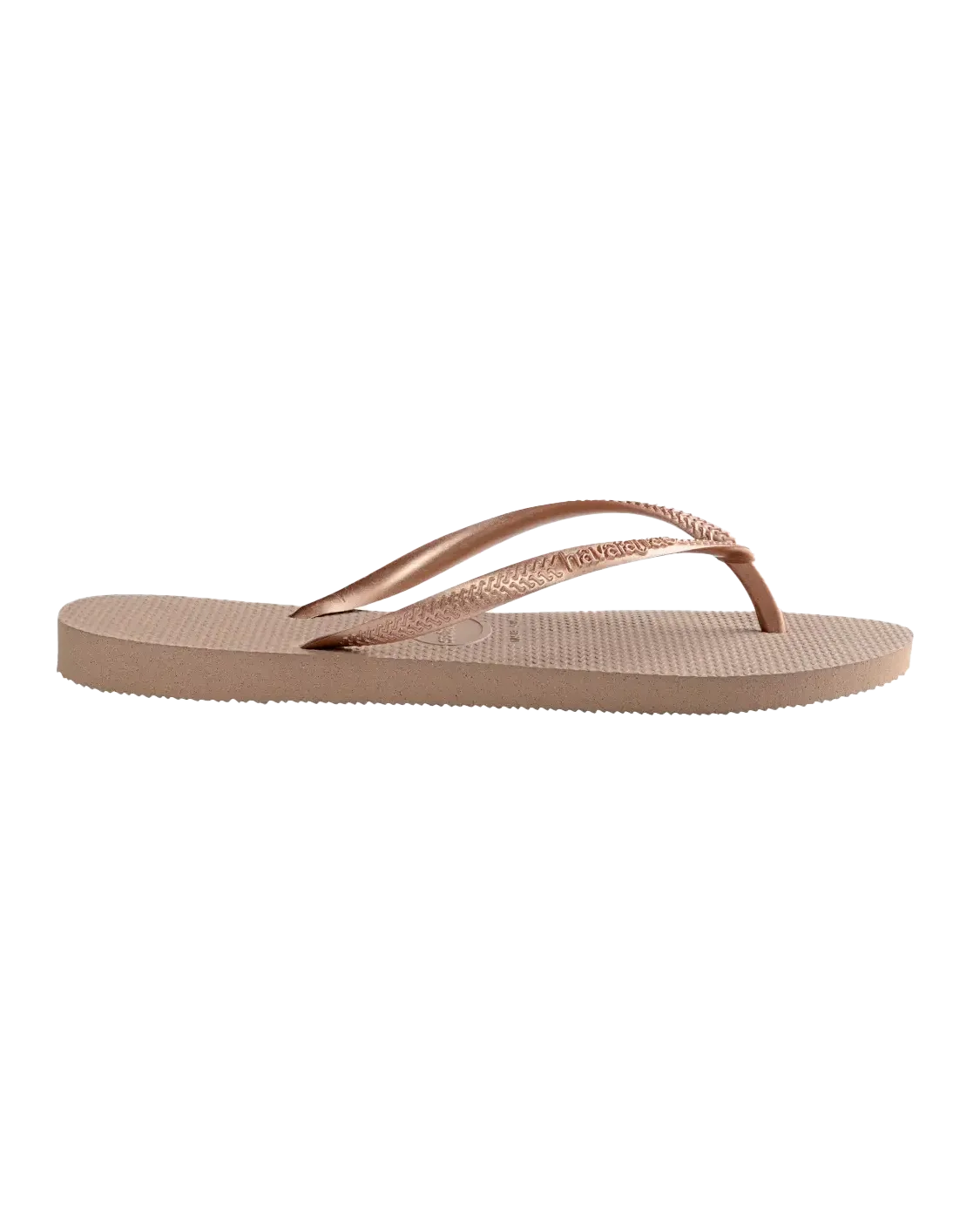 Slim Flip Flops in Rose Gold