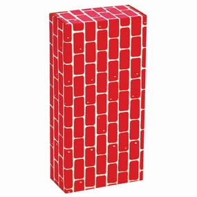 Smart Monkey Toys ImagiBRICKS Giant Building Blocks Set - 16 Pieces, Red Brick