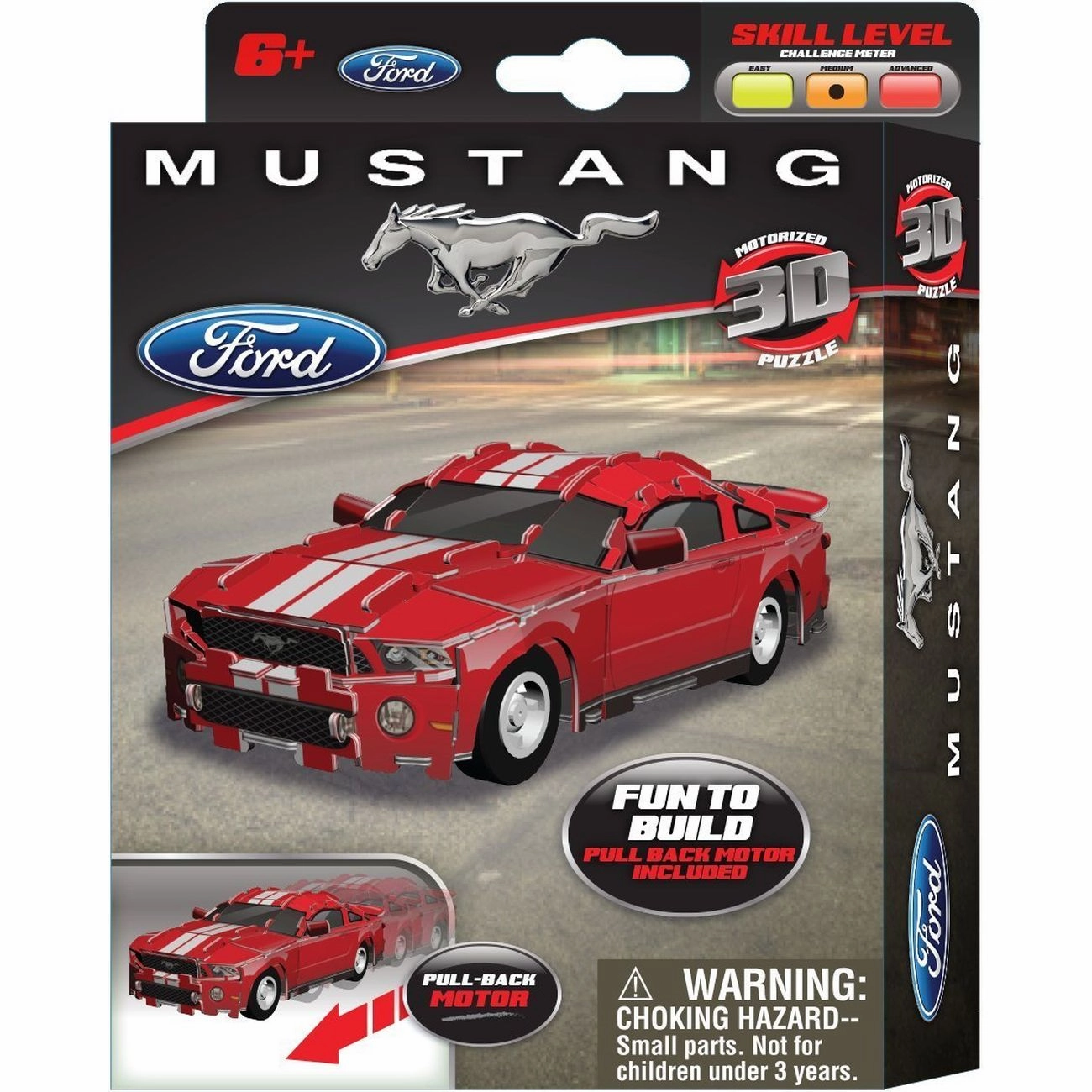 Smithsonian Motorized 3D Puzzle Ford Vehicles Mustang Gt