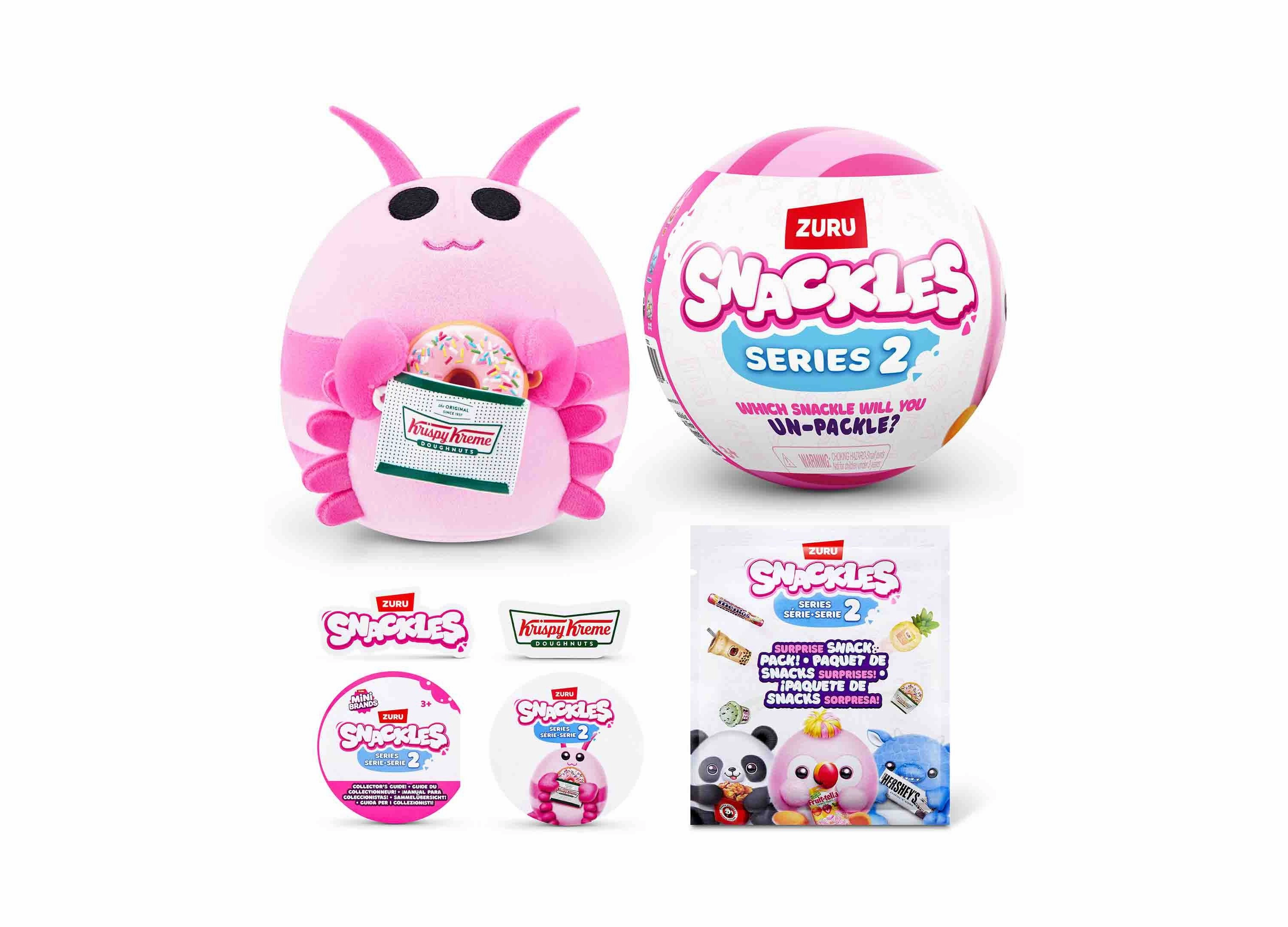 Snackles Series 2 Mystery 5-inch Capsule Plush Toy