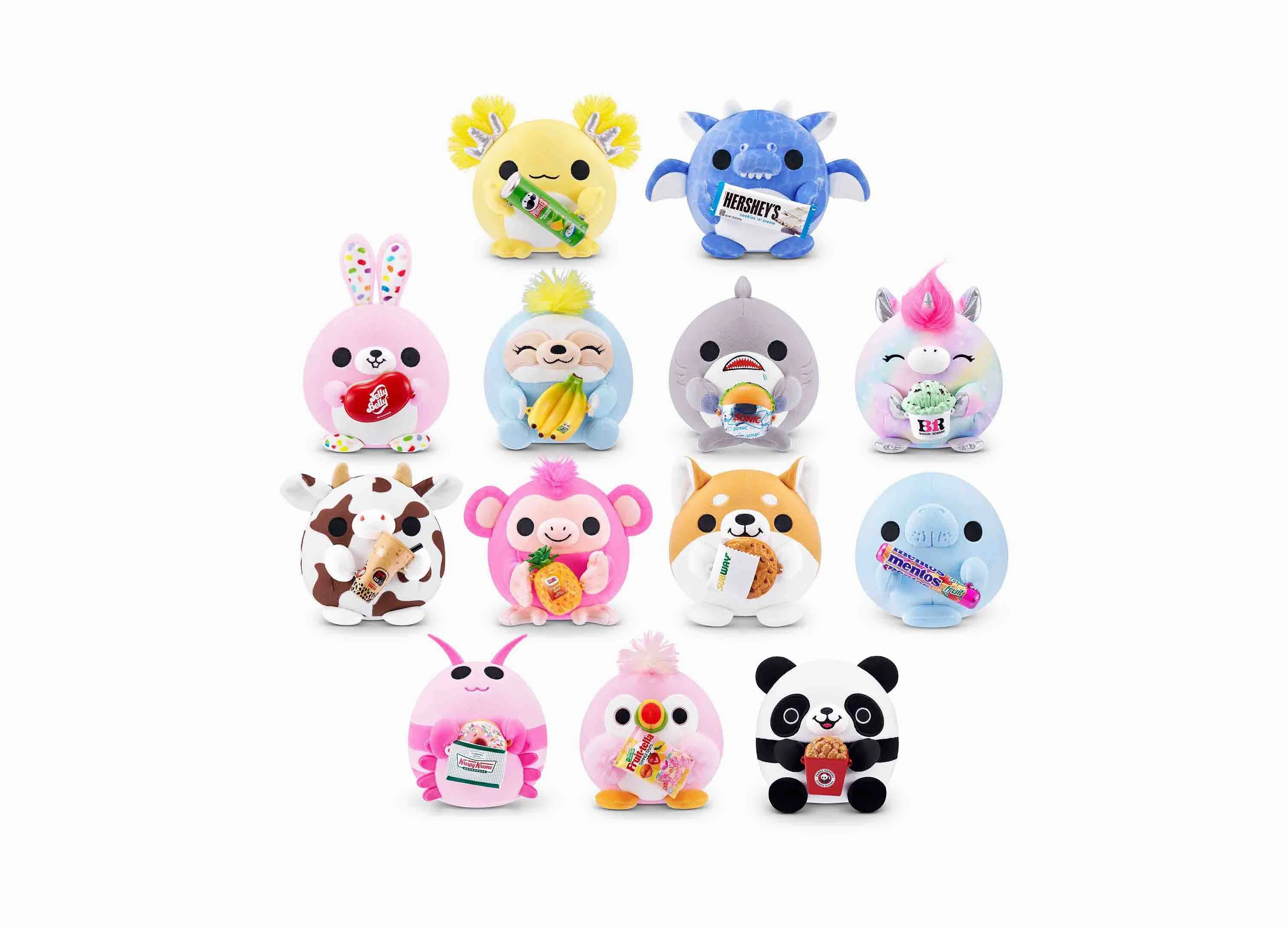 Snackles Series 2 Mystery 5-inch Capsule Plush Toy