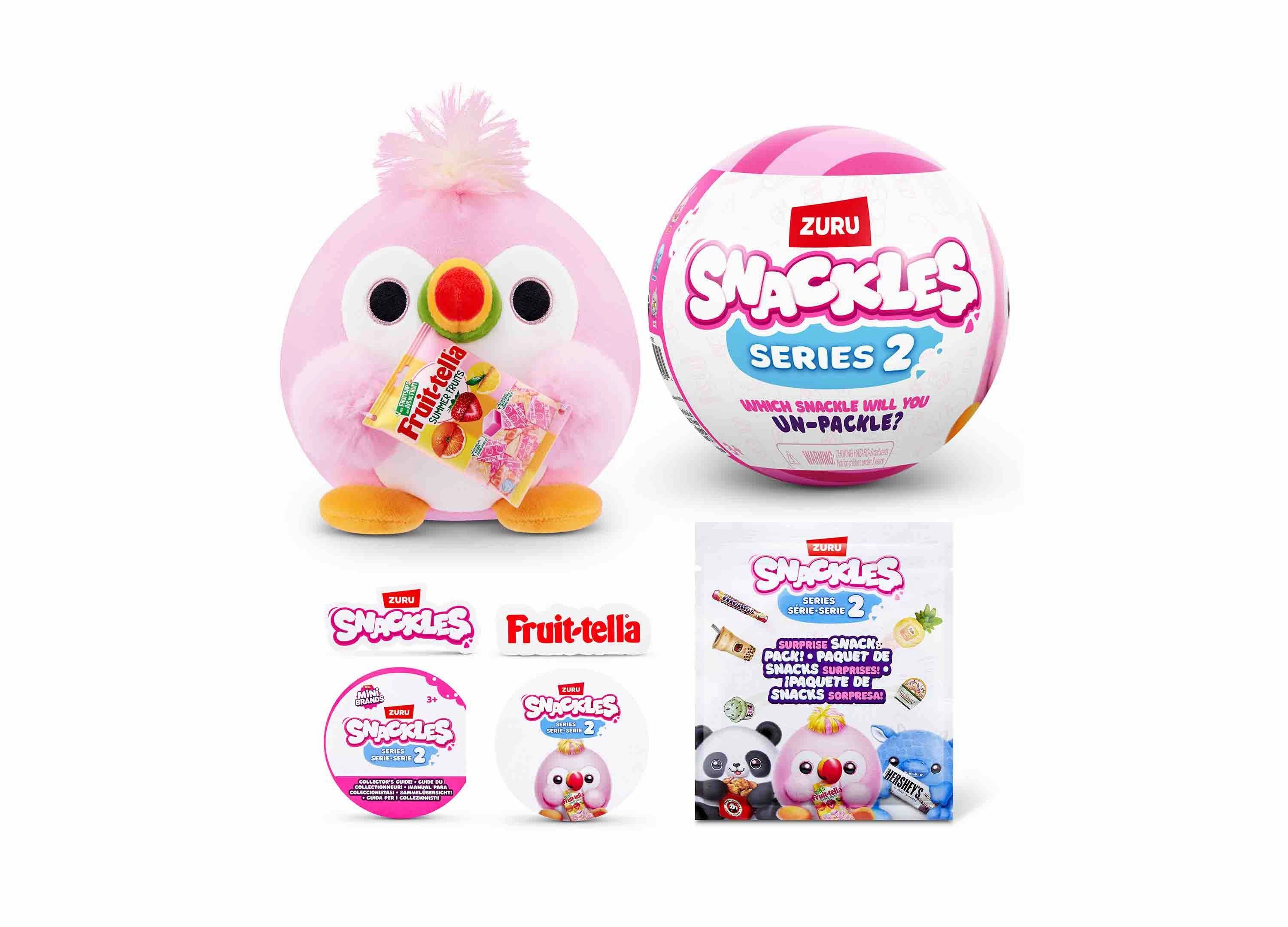 Snackles Series 2 Mystery 5-inch Capsule Plush Toy