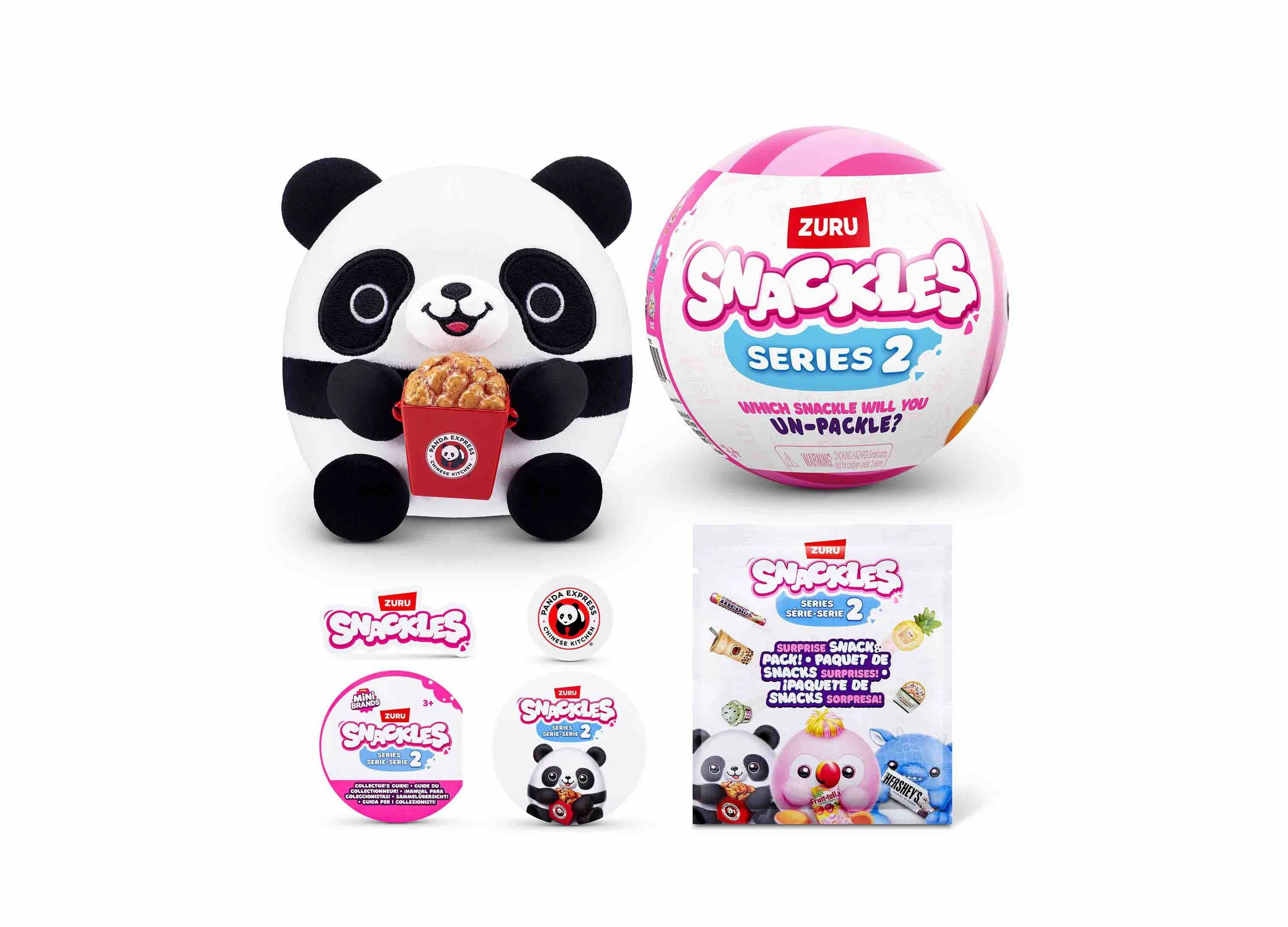 Snackles Series 2 Mystery 5-inch Capsule Plush Toy