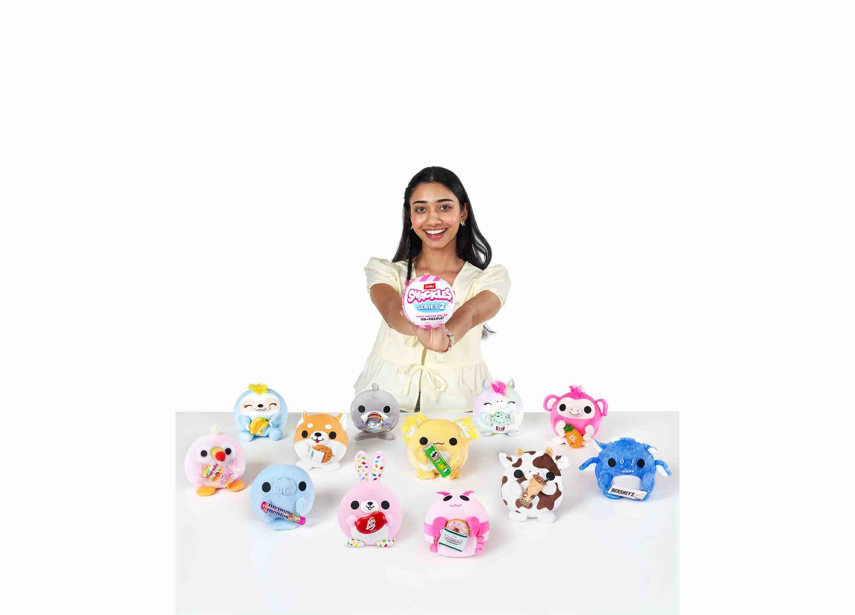 Snackles Series 2 Mystery 5-inch Capsule Plush Toy