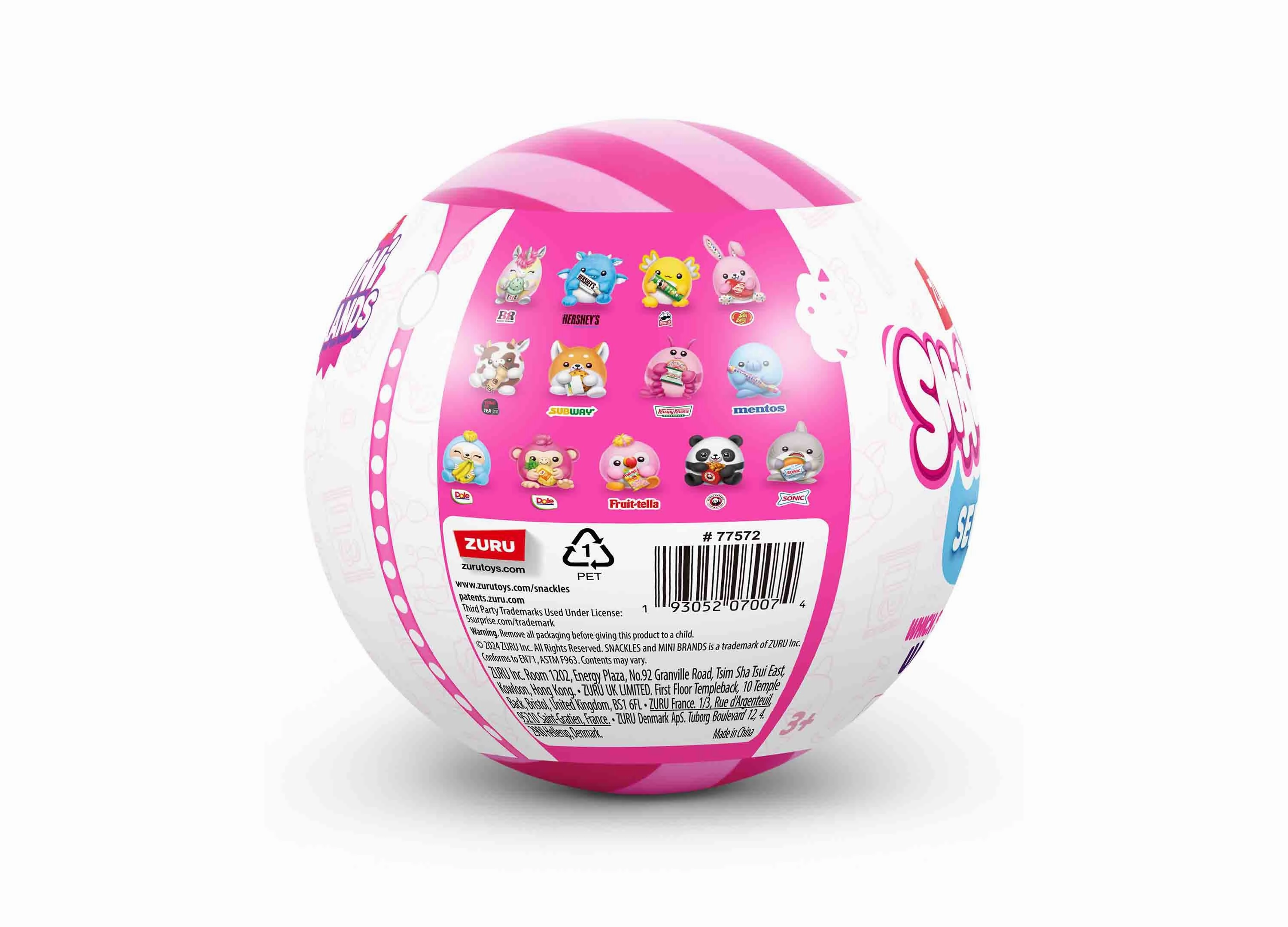 Snackles Series 2 Mystery 5-inch Capsule Plush Toy