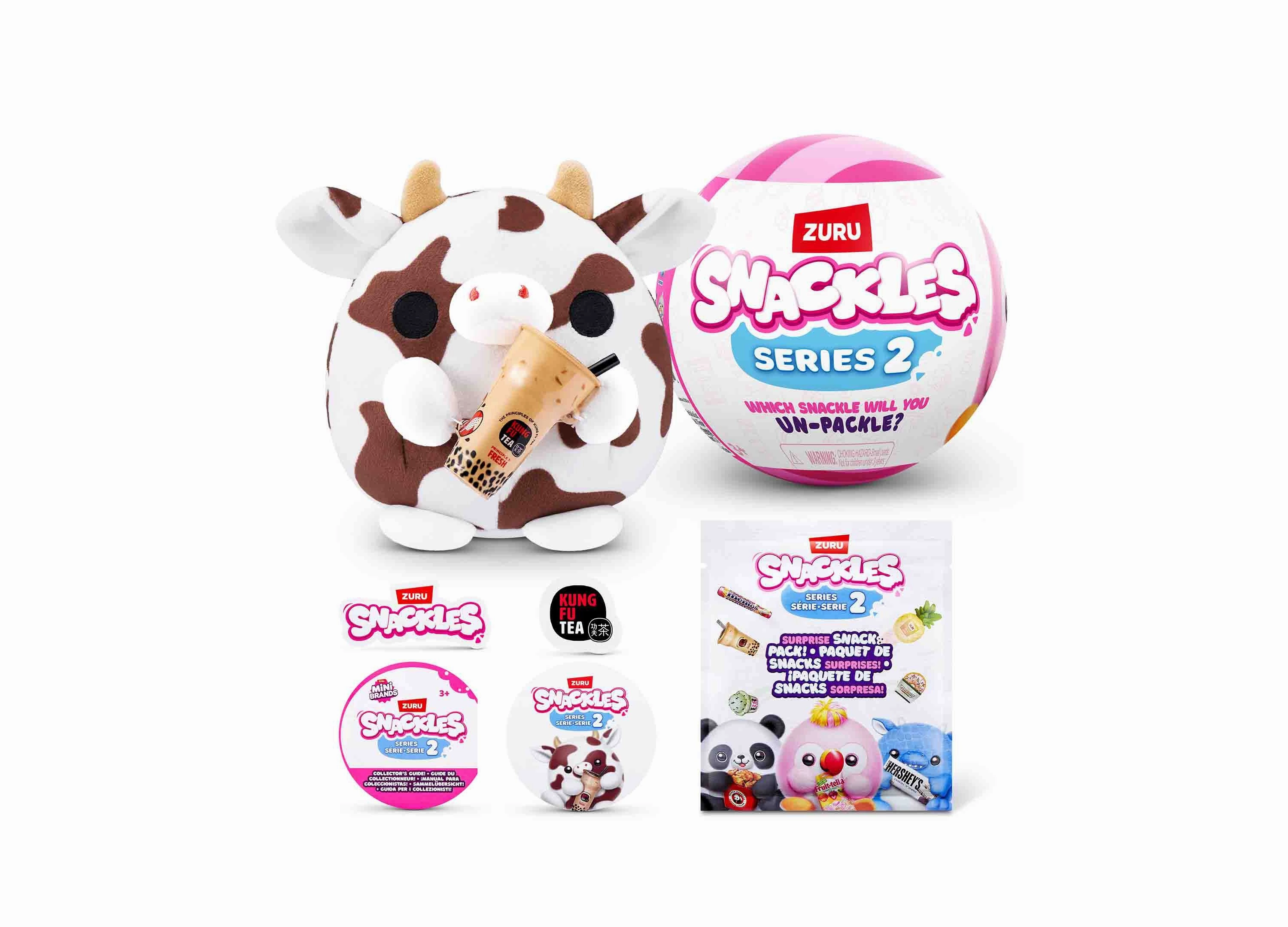 Snackles Series 2 Mystery 5-inch Capsule Plush Toy