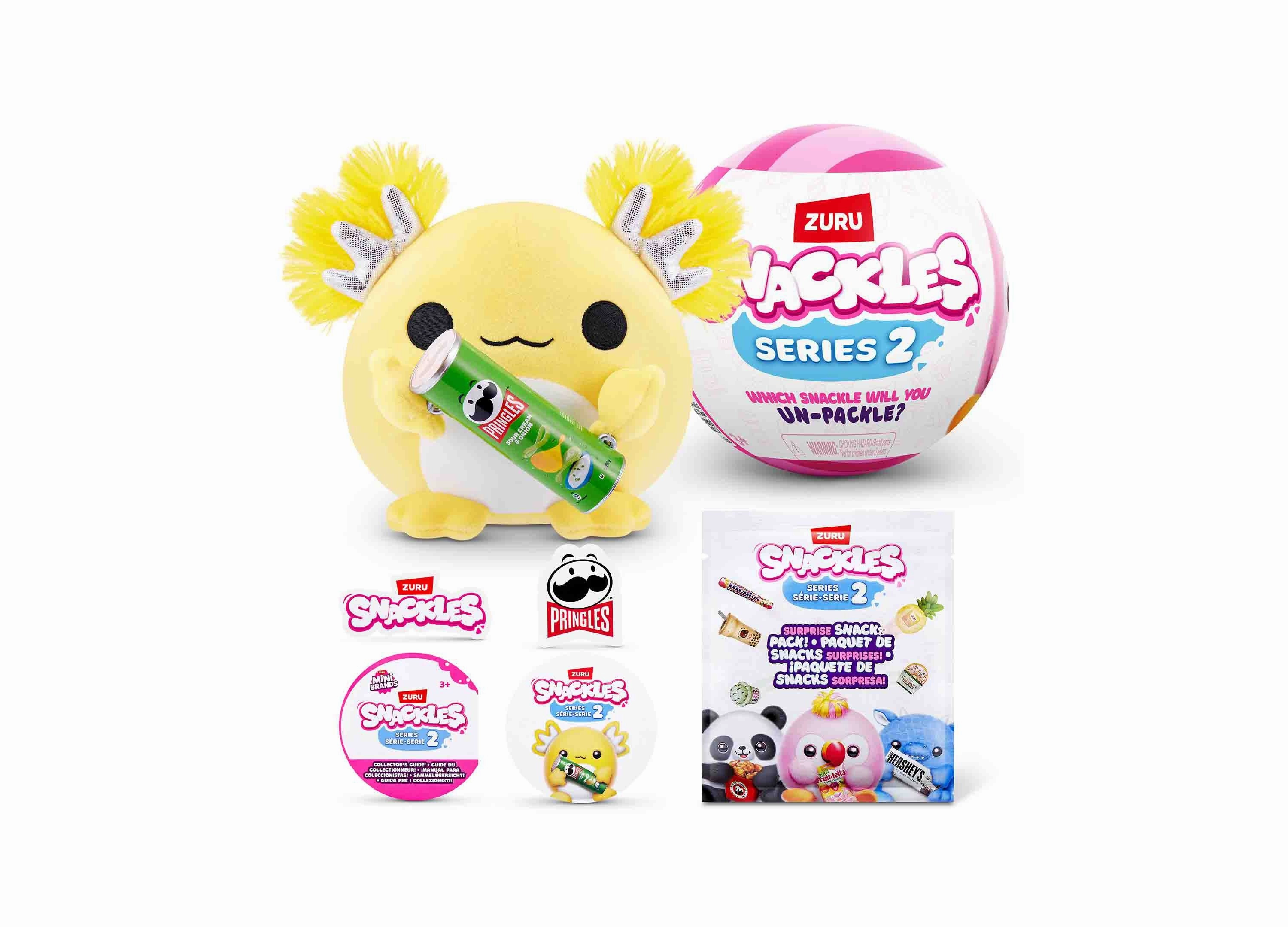 Snackles Series 2 Mystery 5-inch Capsule Plush Toy