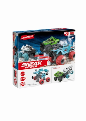 Sneak Power 1:16 Remote Control Large Wheeled Cross Country Collision Burst Vehicle White