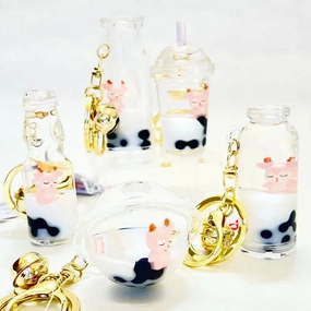Snow Deer Floaty Keyring