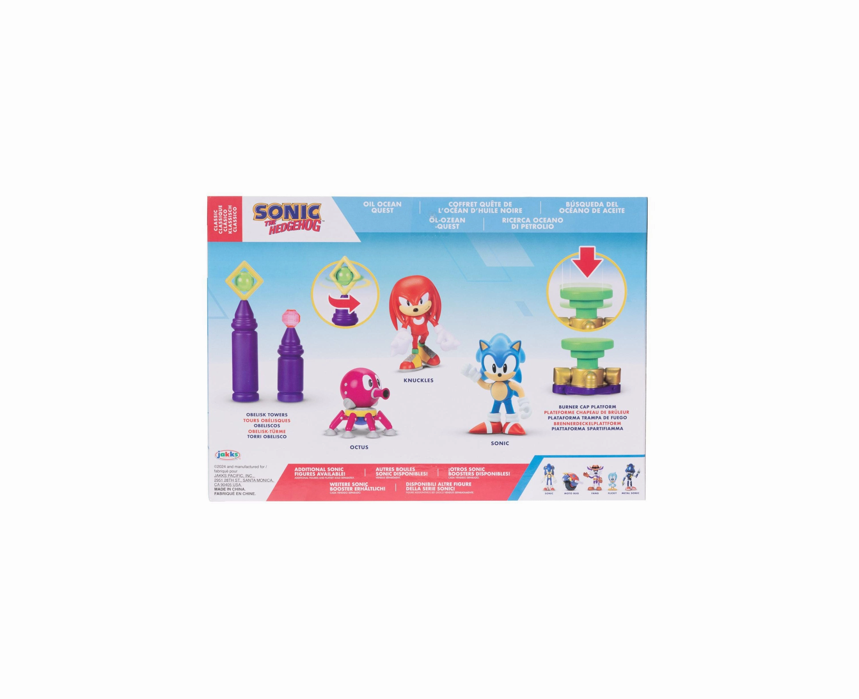Sonic the Hedgehog 2.5" Oil Ocean Zone Adventure Set
