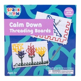 Spark & Wow Calm Down Threading Boards - Interactive Mindfulness Toy