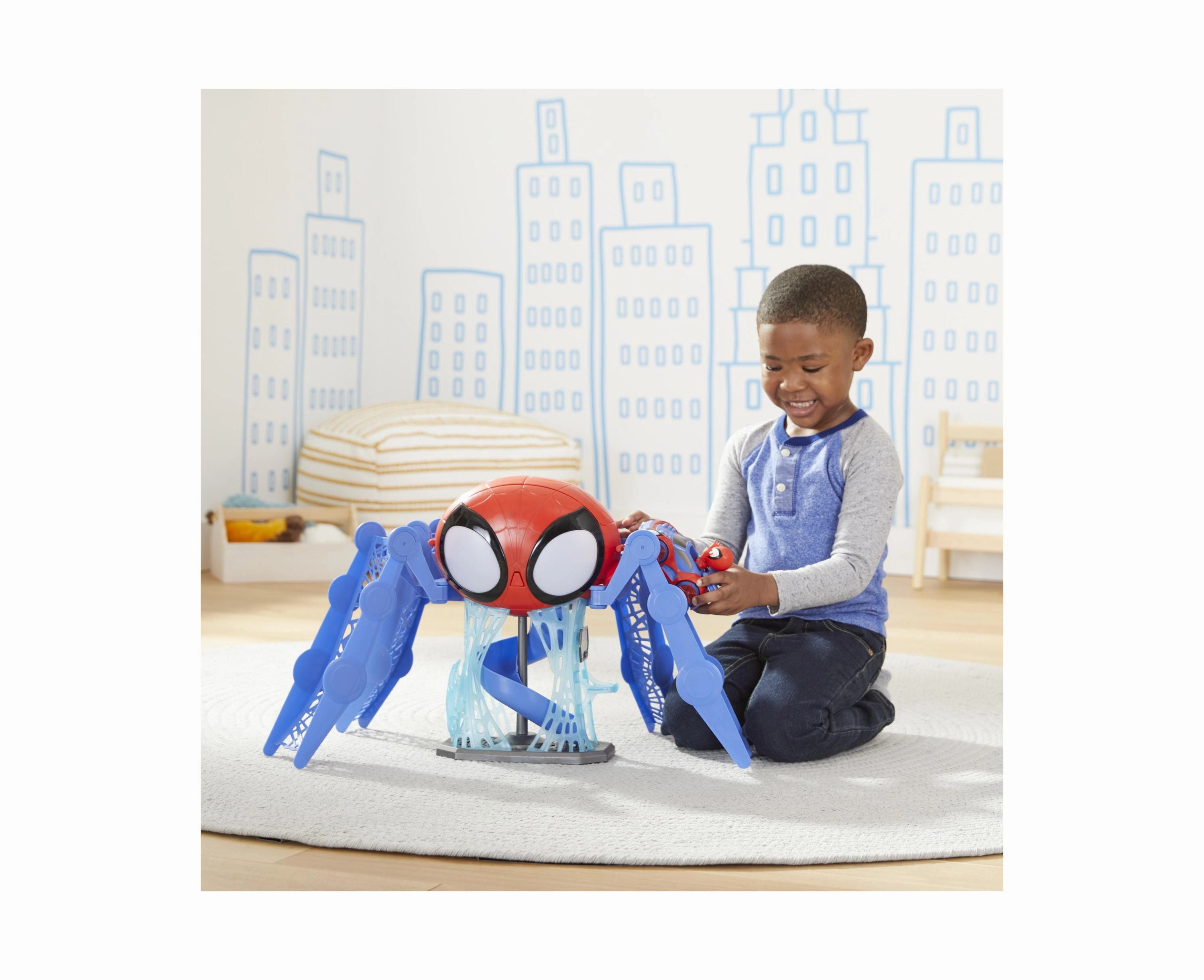 Spidey and His Amazing Friends Web Quarters Playset